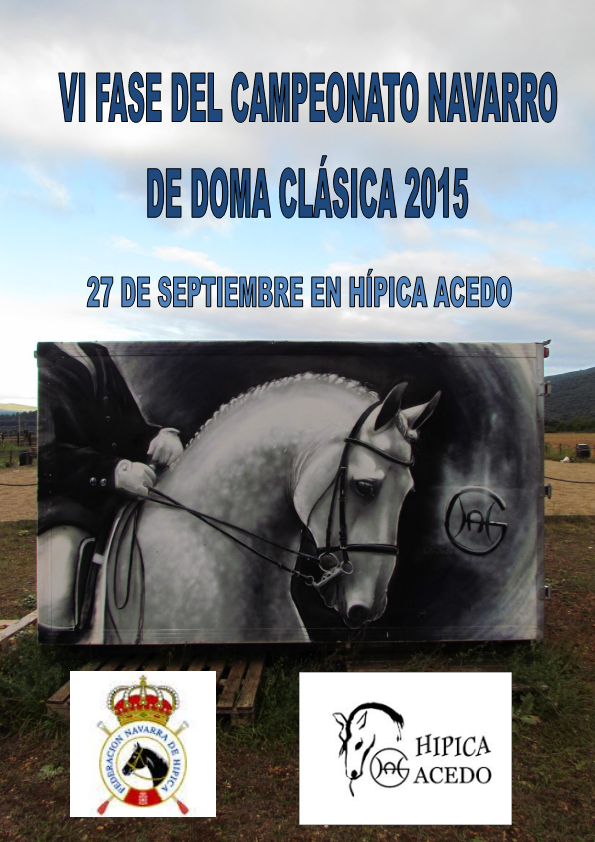 Ordenes Salida 6&ordf; Fase Campeonato Navarro Doma Cl&aacute;sica en Acedo